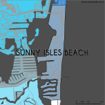 Miami-Dade Municipality: Sunny Isles Beach, 2014. Source: Matthew Toro. 2014. [Note: Data used carry some minor geometric inaccuracies/errors. Not to be used for legal purposes.]